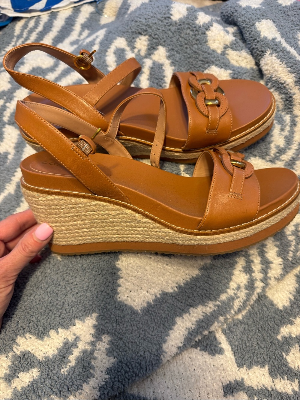 Cole Haan Cloudfeel Espadrille
Link Wedge Sandal in Pecan
